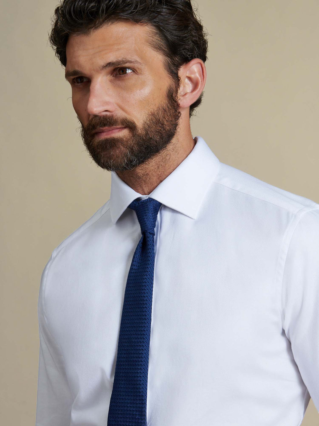 Duchamp Mens Royal Twill Shirt White