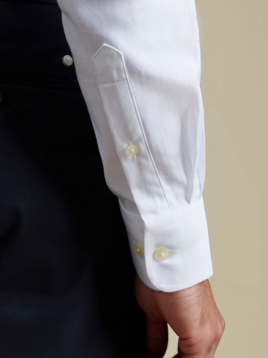 Duchamp Mens Royal Twill Shirt White
