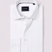 Duchamp Mens Royal Twill Shirt White