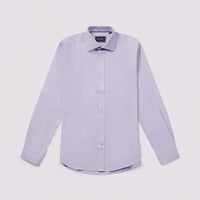 Duchamp Mens Royal Twill Shirt Pastel Lilac