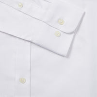 Royal Herringbone Shirt in White