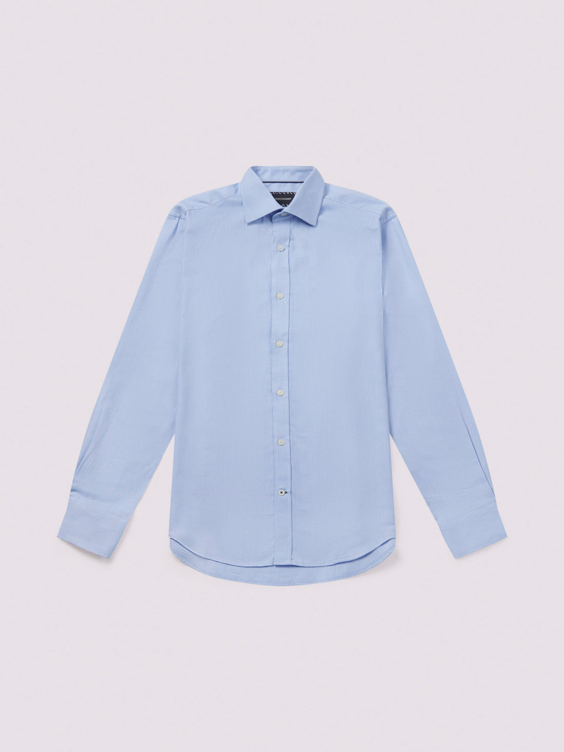 Duchamp Mens Royal Herringbone Shirt Skyway