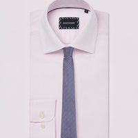 Duchamp Mens Royal Herringbone Shirt Chalk Pink