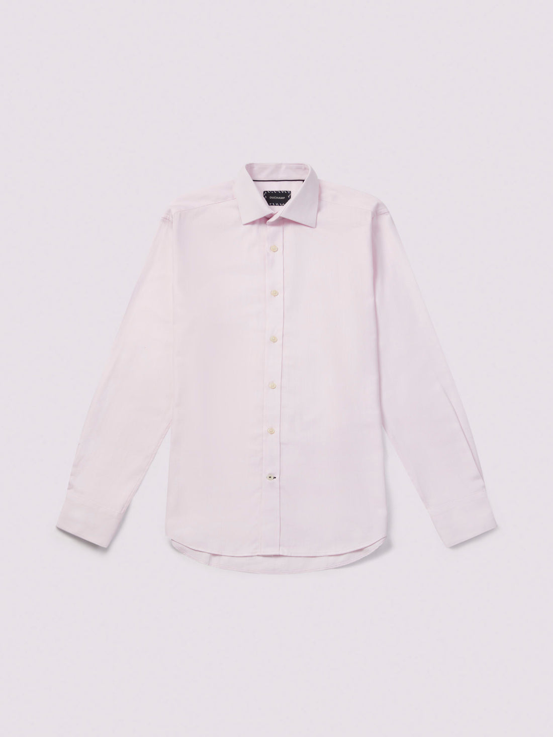 Royal Herringbone Shirt in Chalk Pink