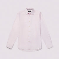 Royal Herringbone Shirt in Chalk Pink