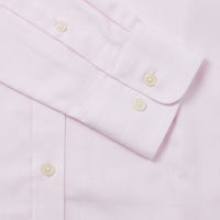 Royal Herringbone Shirt in Chalk Pink