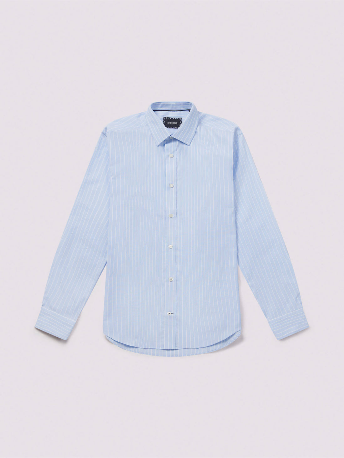 Wide Stripe Shirt in Skyway