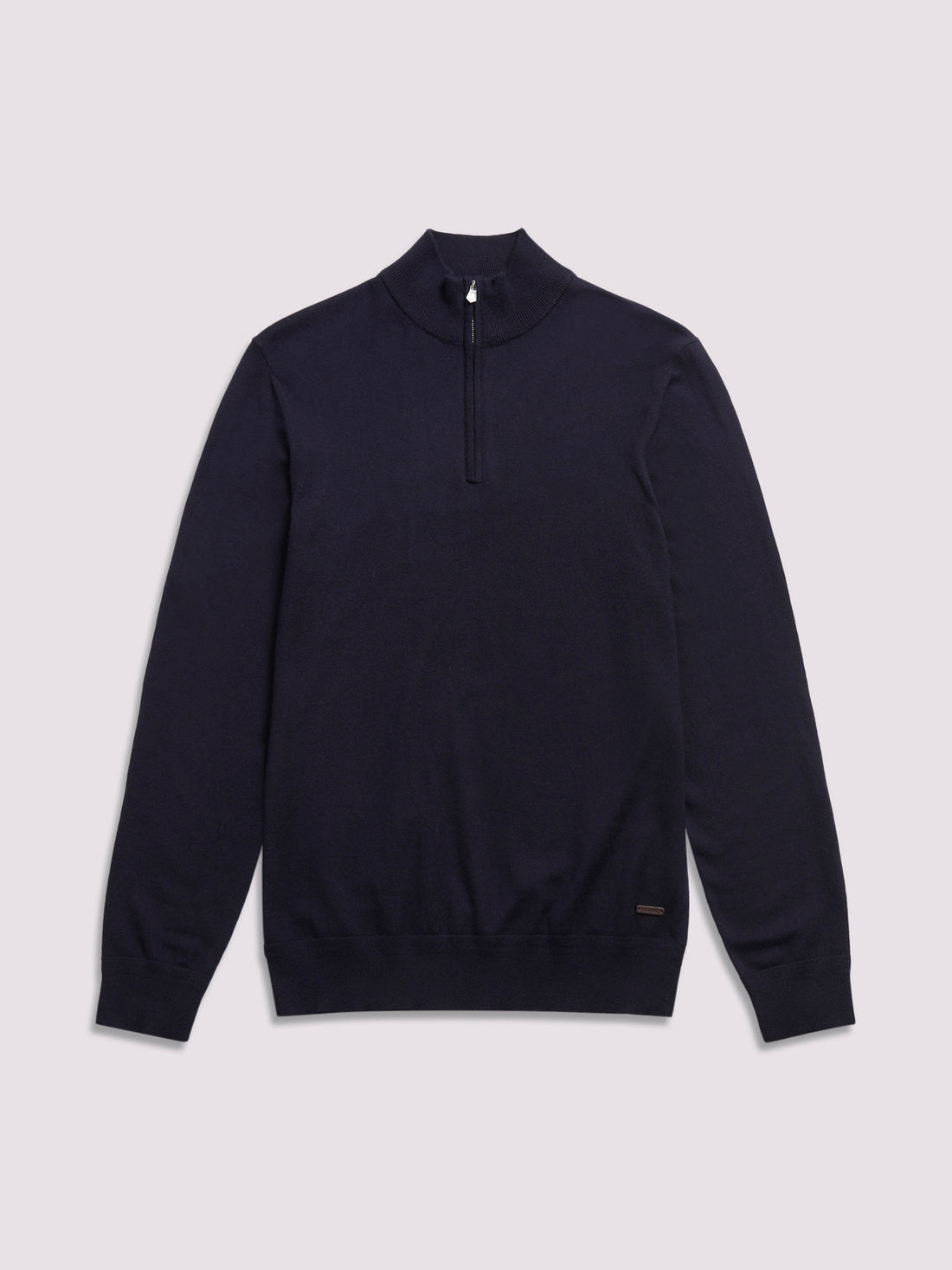 Quarter Zip Funnel Neck in Deep Well