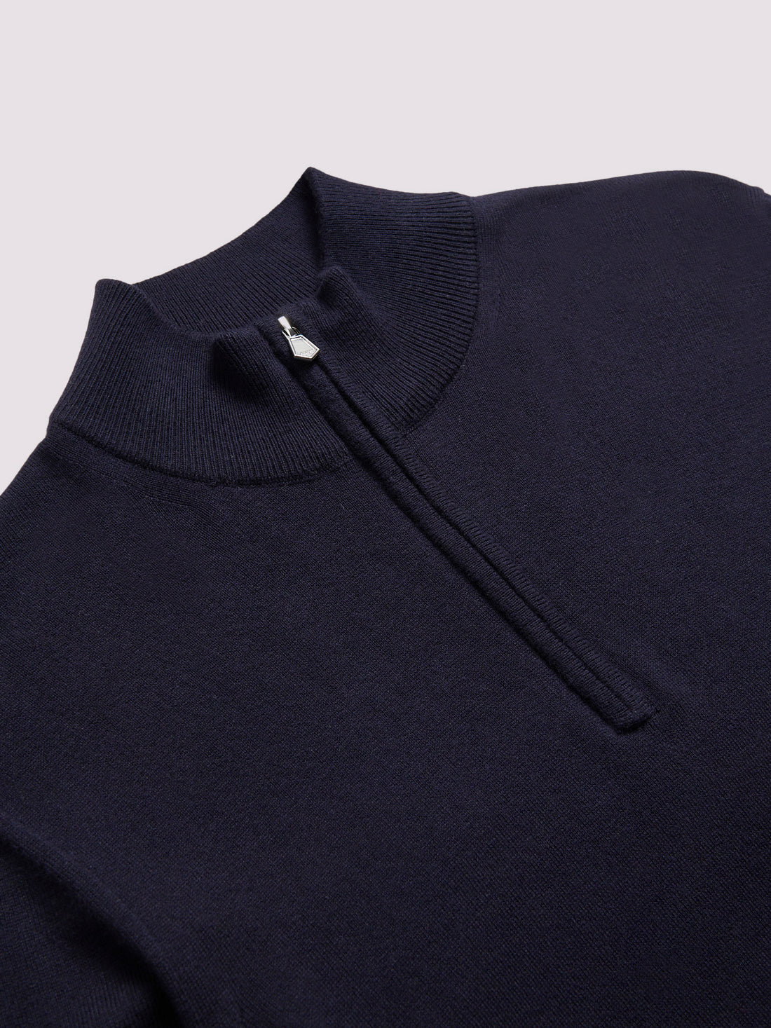 Quarter Zip Funnel Neck in Deep Well