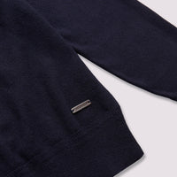 Quarter Zip Funnel Neck in Deep Well