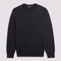 Duchamp Mens Crew Neck Knit Black