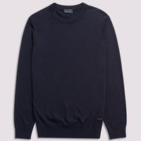 Duchamp Mens Crew Neck Knit Deep Well