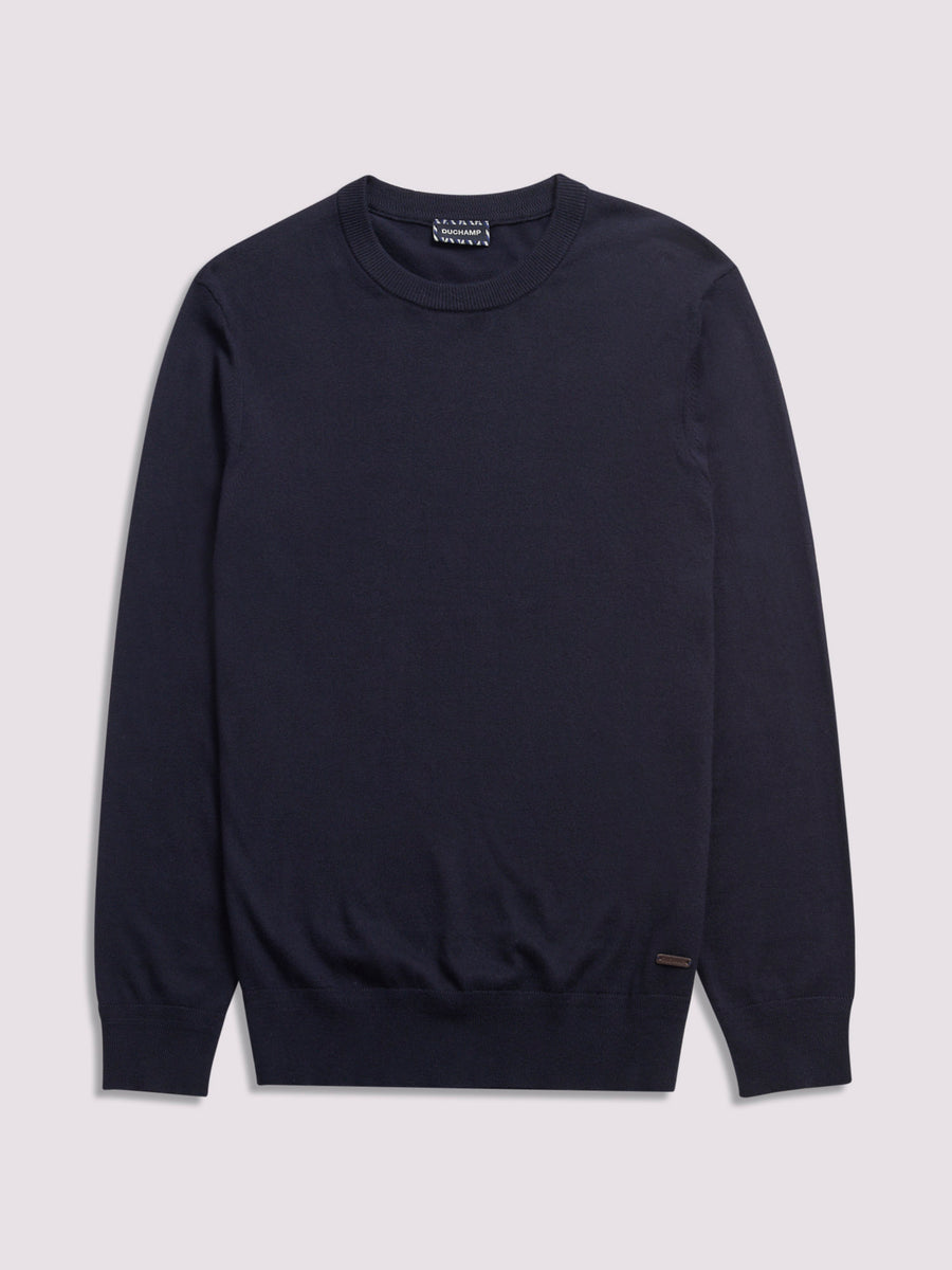 Crew Neck Knit in Deep Well