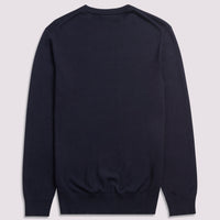 Duchamp Mens Crew Neck Knit Deep Well