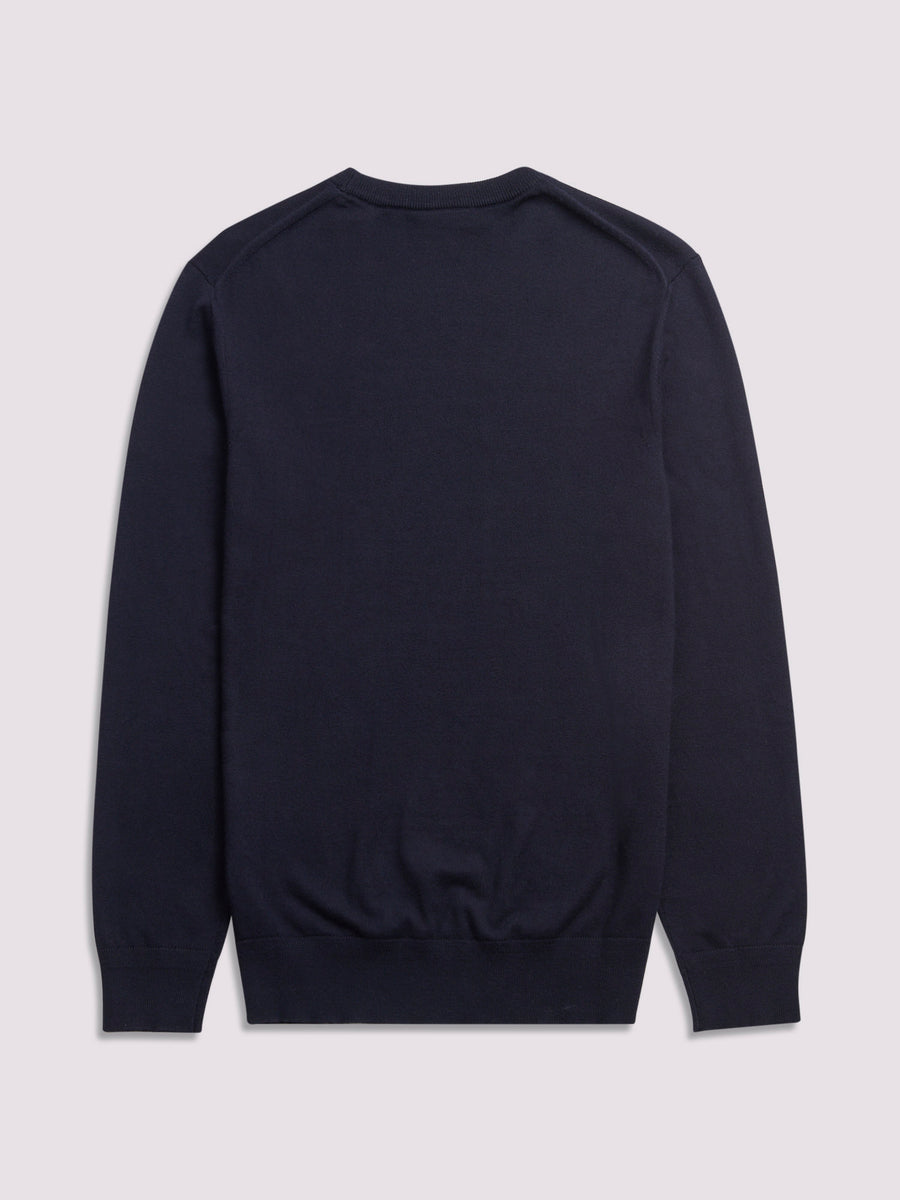 Crew Neck Knit in Deep Well