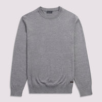 Crew Neck Knit in Smoked Pearl Marl