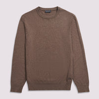 Duchamp Mens Crew Neck Knit Canteen Marl