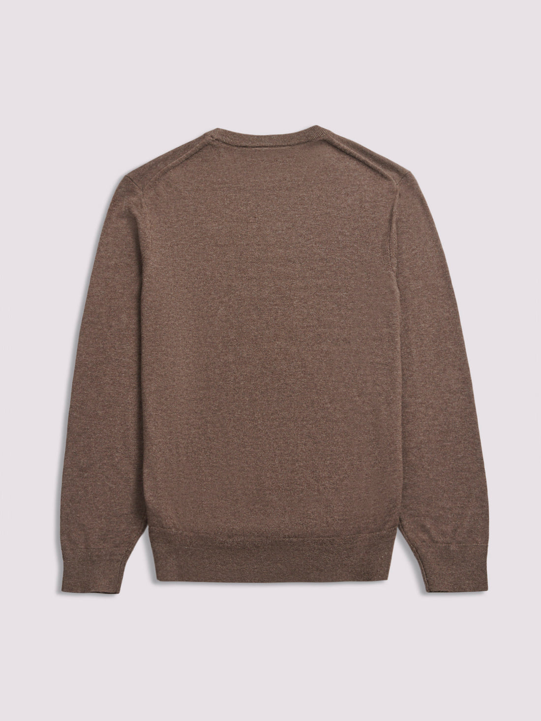 Duchamp Mens Crew Neck Knit Canteen Marl