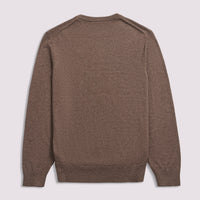 Duchamp Mens Crew Neck Knit Canteen Marl