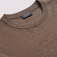 Duchamp Mens Crew Neck Knit Canteen Marl