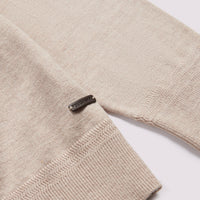 Crew Neck Knit in Silver Grey Marl