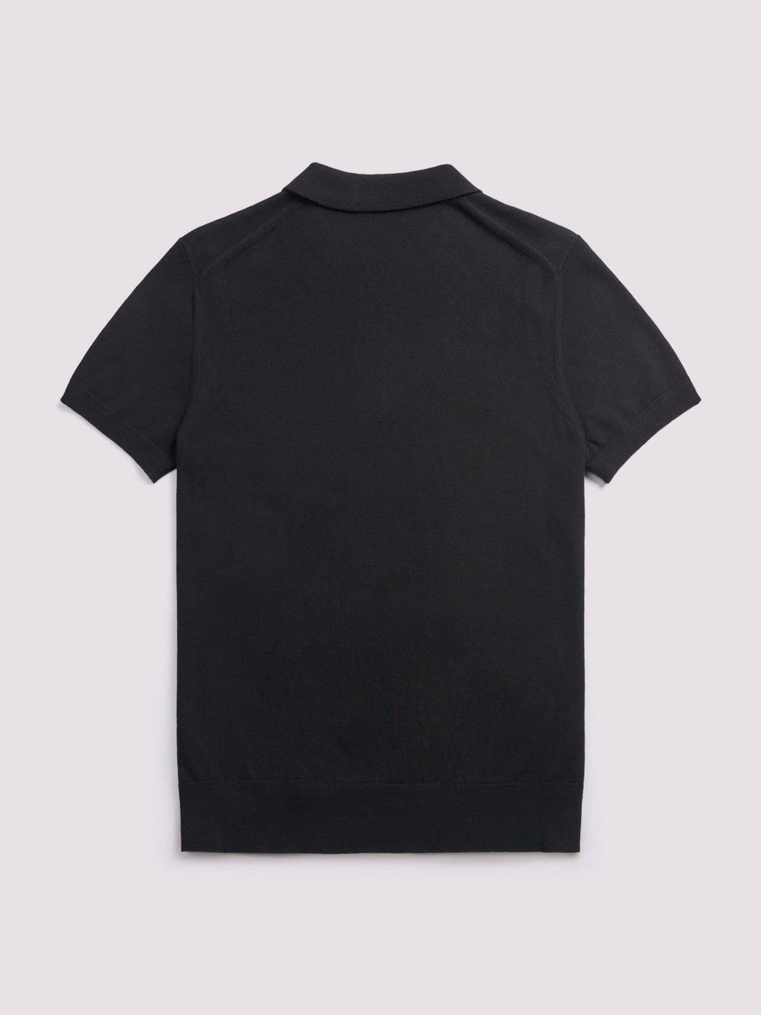 Duchamp Mens Short Sleeve Polo Knit Black