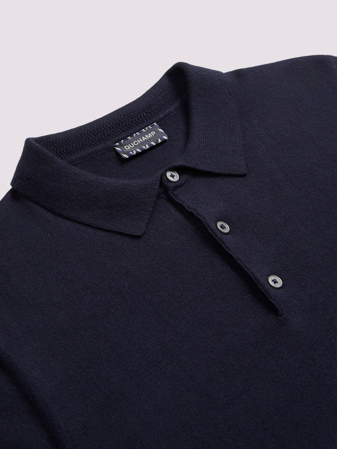 Short Sleeve Polo Knit in Deep Well