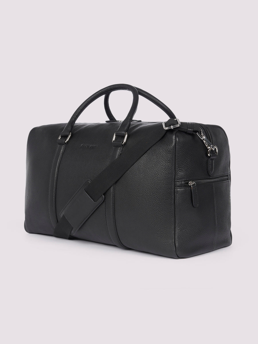 Duchamp Mens Weekend Bag in Black