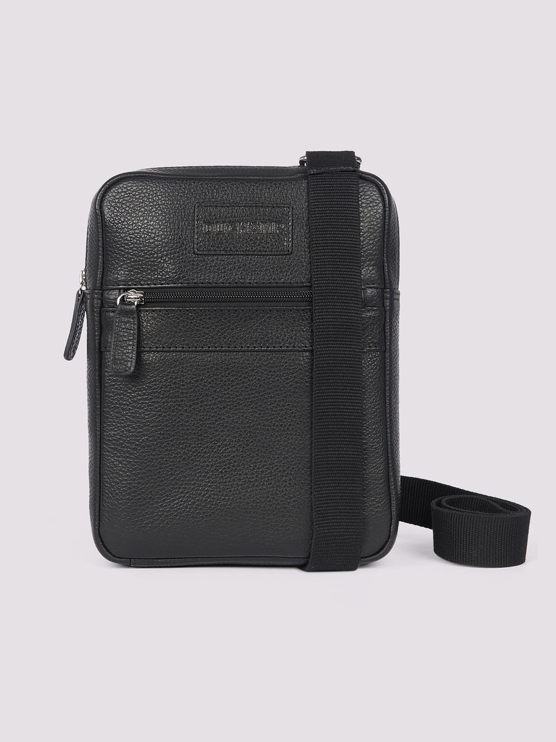 Duchamp Mens Crossbody Bag in Black