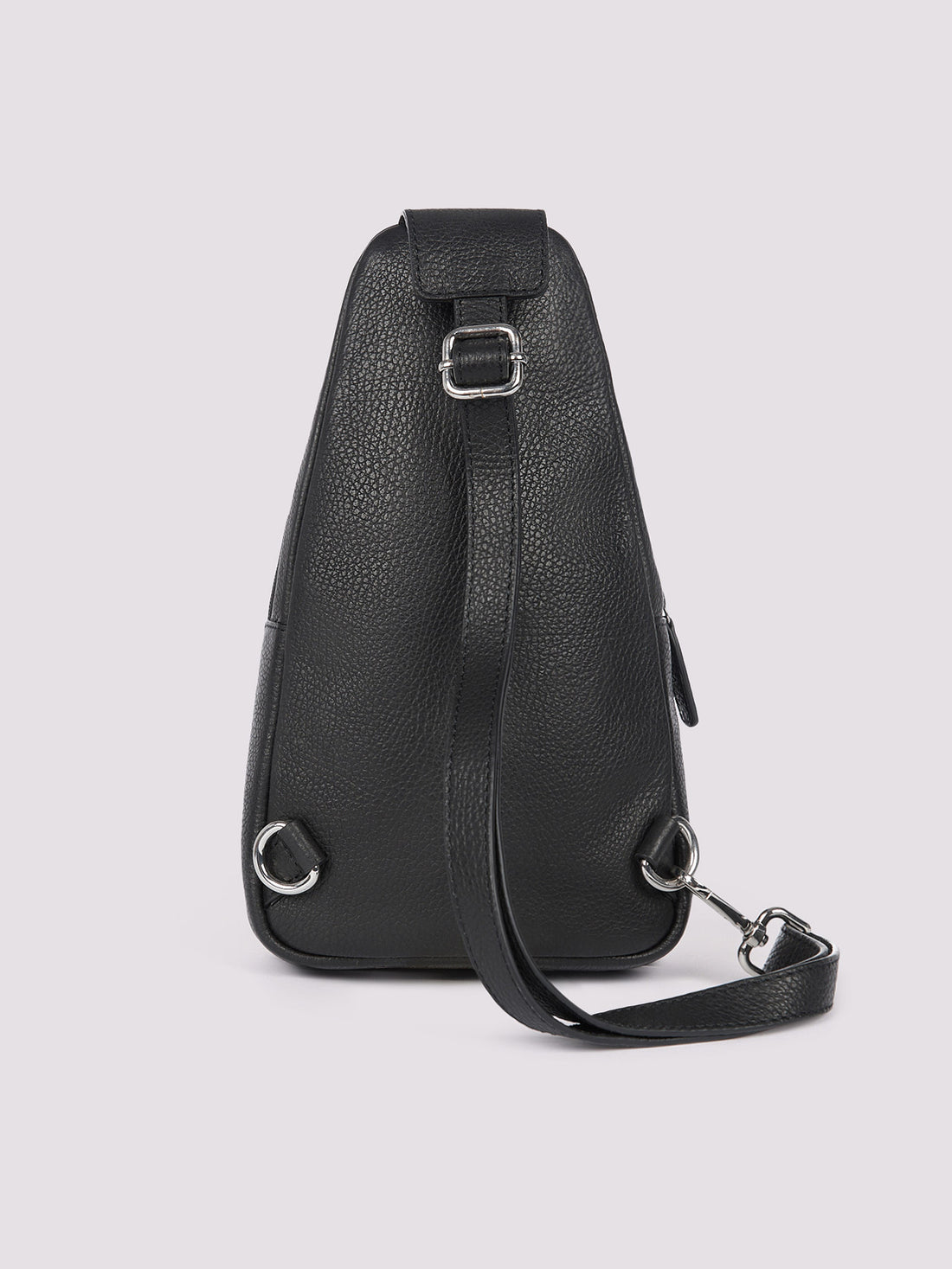 Duchamp Mens Crossbody Sling Bag in Black