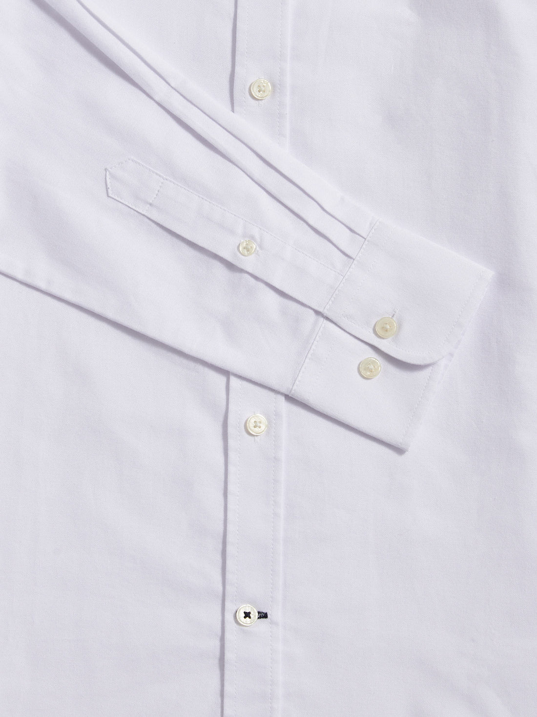 Duchamp Mens Oxford Shirt in Bright White