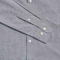 Duchamp Mens Oxford Shirt in Navy Blue