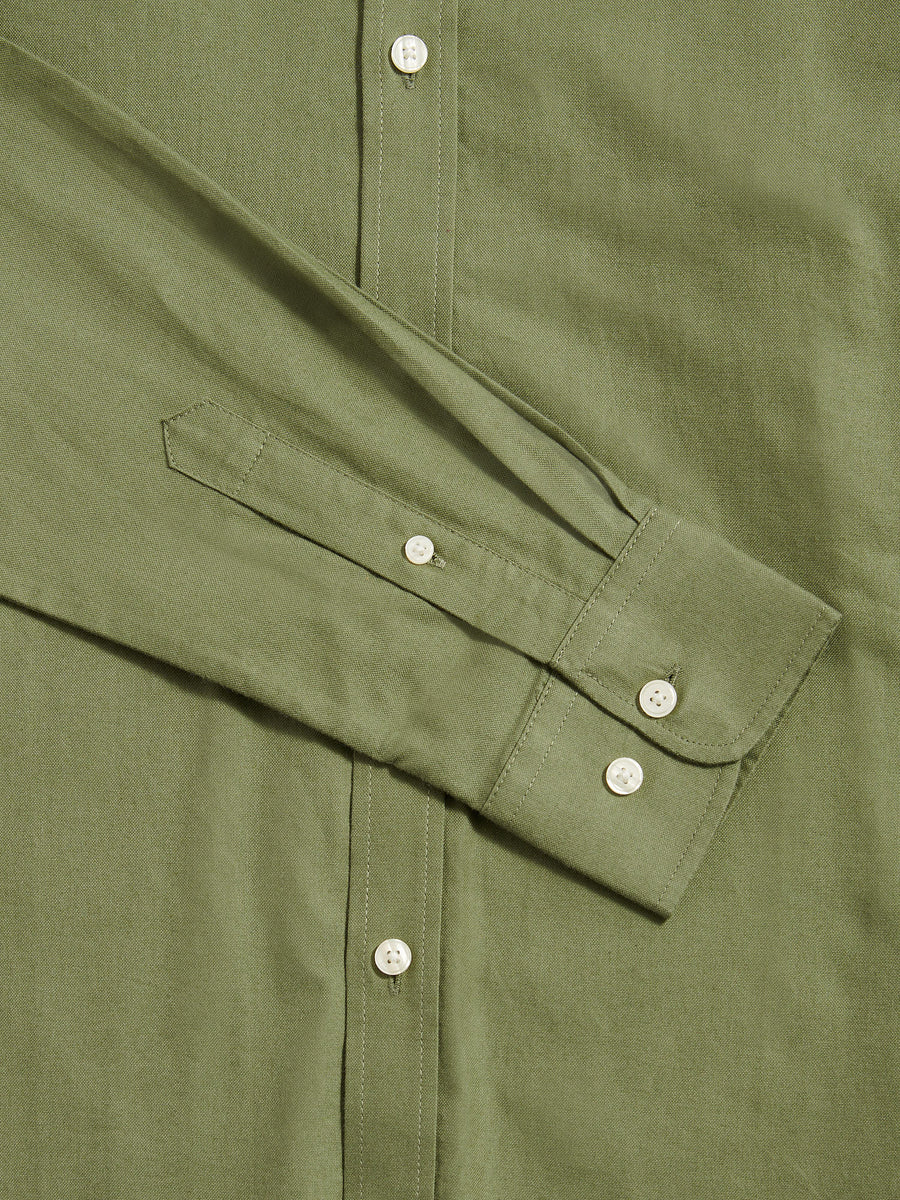 Duchamp Mens Oxford Shirt in Olivine