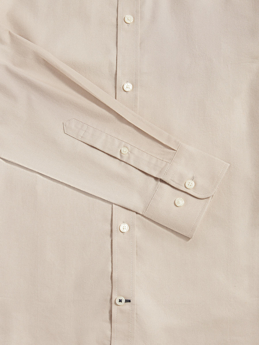Duchamp Mens Oxford Shirt in Beige