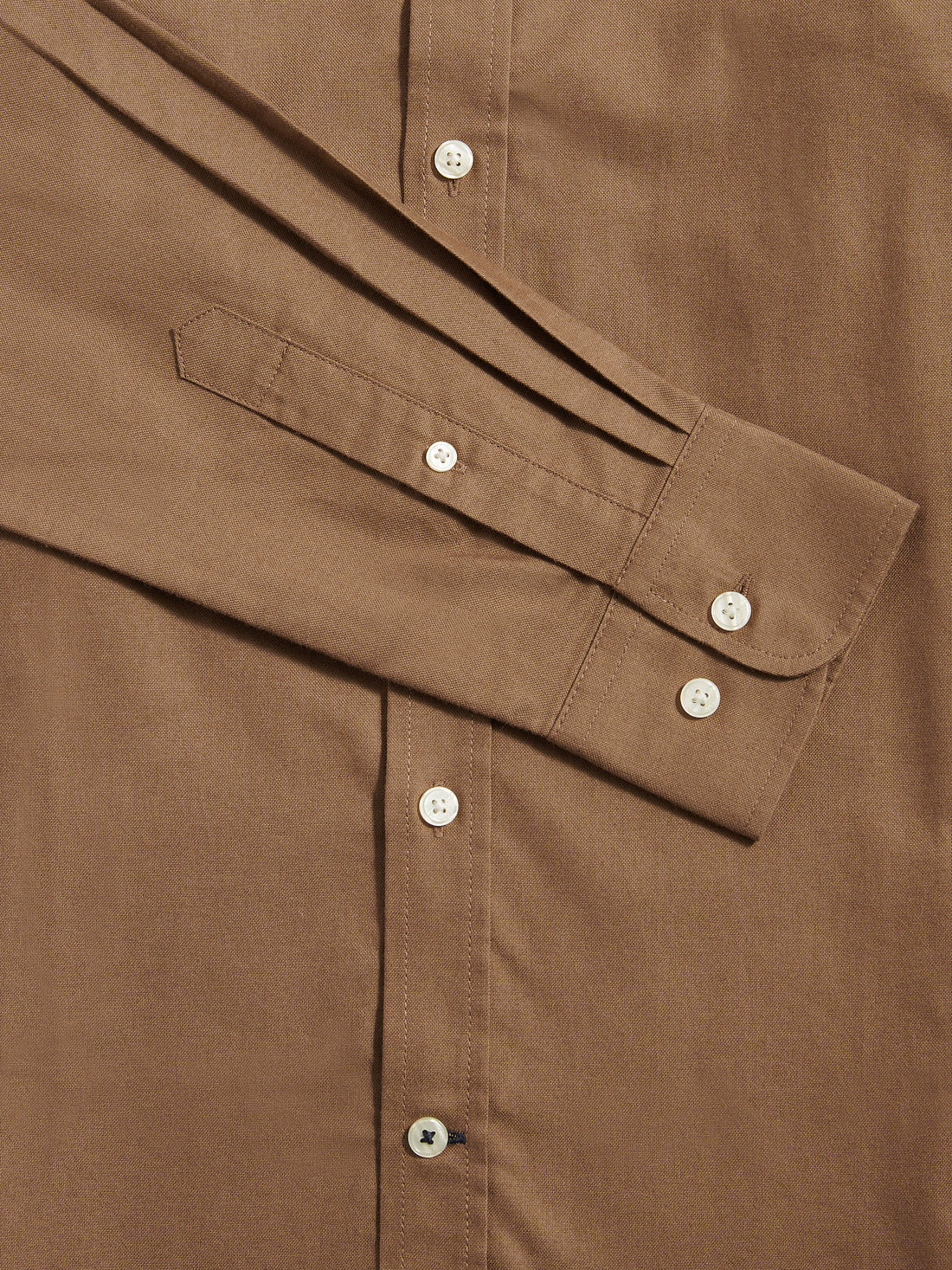 Duchamp Mens Oxford Shirt in Shitake