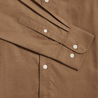 Duchamp Mens Oxford Shirt in Shitake