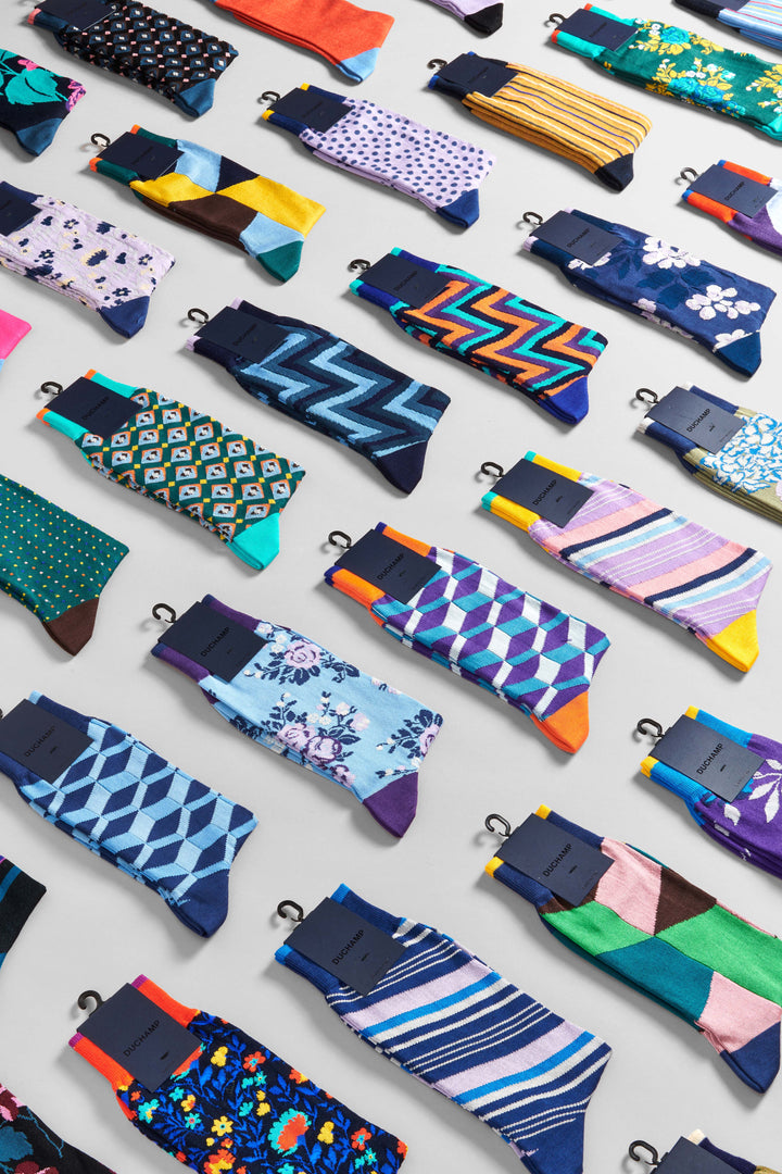Duchamp has a history of producing premium quality socks with fabulous bold designs and patterns, crafted in Italy.