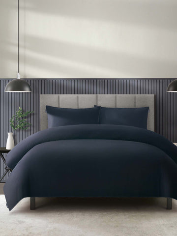 Duchamp Premium Cotton Sateen Piped Edge Duvet Set Deep Well