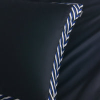 Duchamp Premium Cotton Sateen Border Duvet Set Deep Well