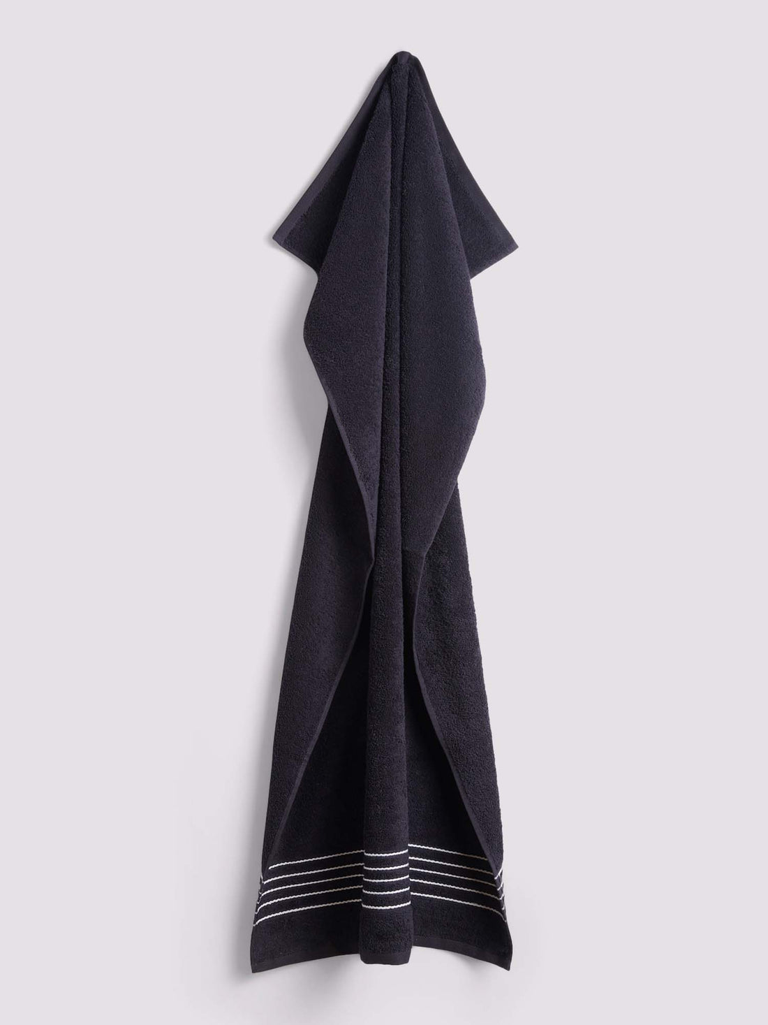 Duchamp Premium Cotton Brand Stripe Bath Towel Deep Well