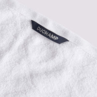 Duchamp Premium Cotton Monogram Jacquard Bath Towel Bright White