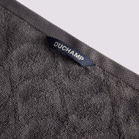 Duchamp Premium Cotton Monogram Jacquard Bath Towel Blackened Pearl