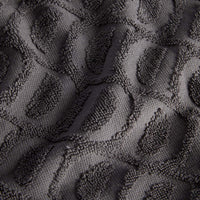 Duchamp Premium Cotton Monogram Jacquard Bath Towel Blackened Pearl