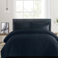 Duchamp Premium Satin Geo Dutch Velvet Bedspread Deep Well