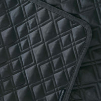 Duchamp Premium Satin Geo Dutch Velvet Bedspread Blackened Pearl