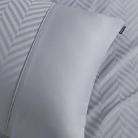 Duchamp Premium Cotton Sateen Herringbone Duvet Set High Rise