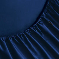 Duchamp Premium Cotton Sateen Embroidered Duvet Set Twilight Blue