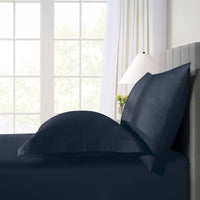 Duchamp Premium Cotton Sateen Embroidered Duvet Set Deep Well