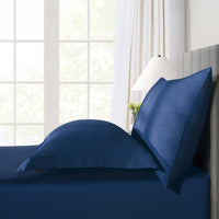 Duchamp Premium Cotton Sateen Pillowcase Twilight Blue