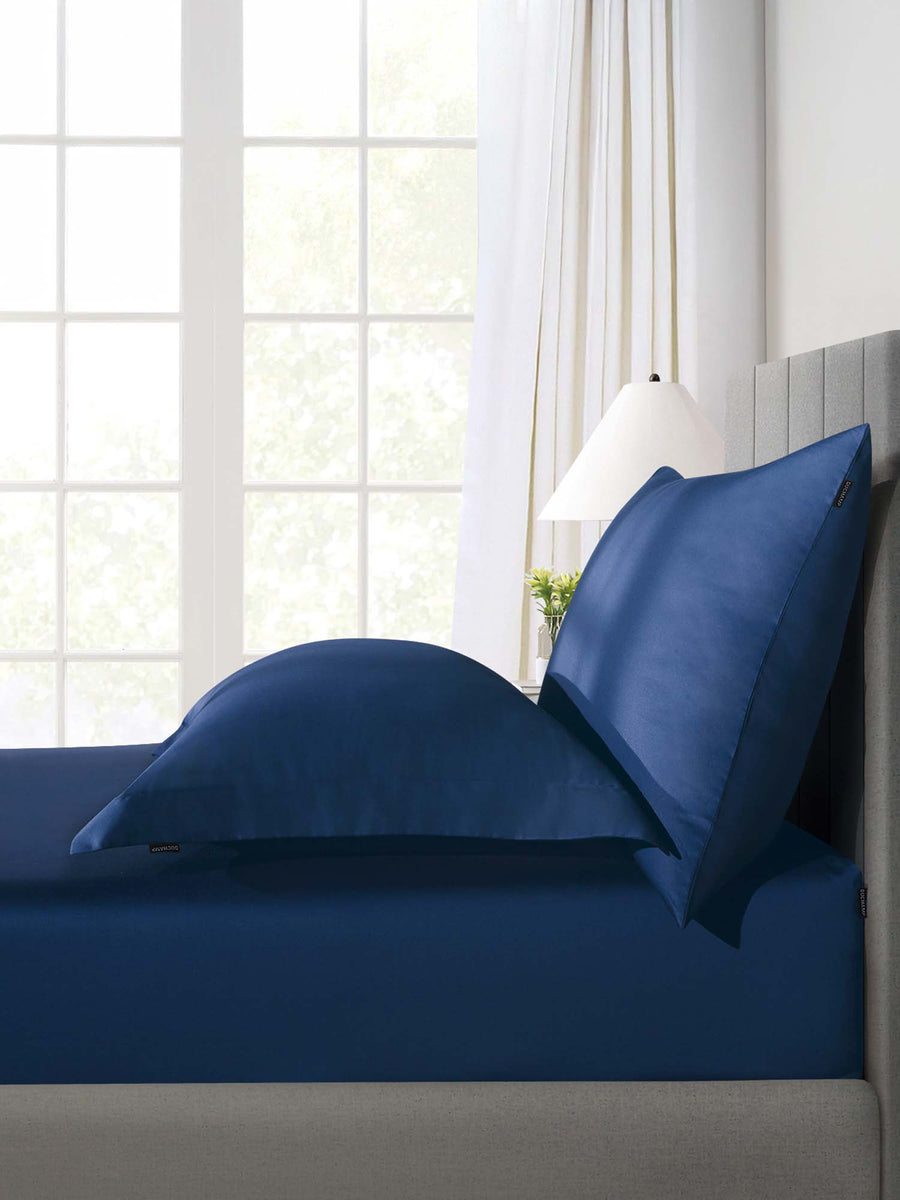 Duchamp Premium Cotton Sateen Pillowcase Twilight Blue